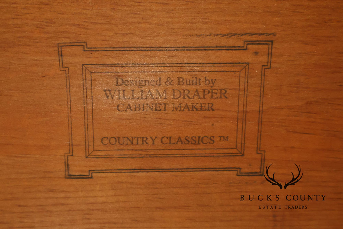 William Draper Distress Painted Side Cabinet