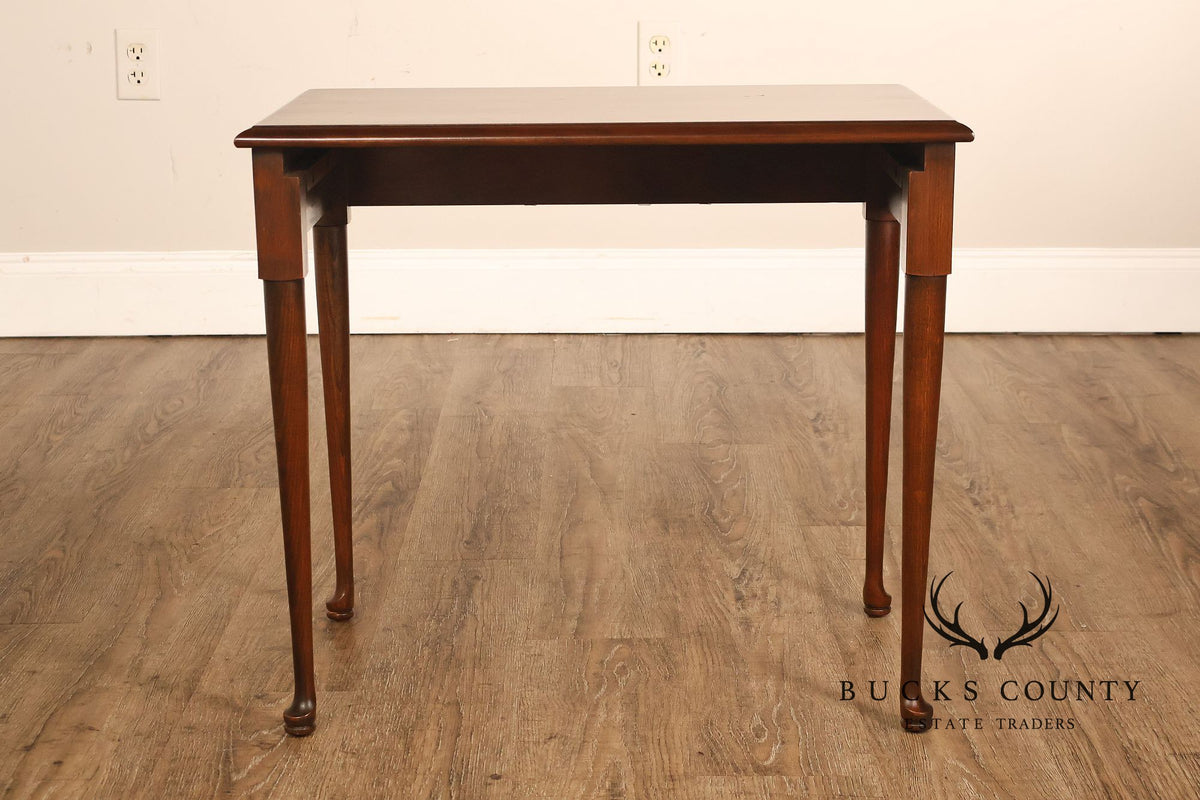 Traditional Mahogany Three Piece Nesting Table Set