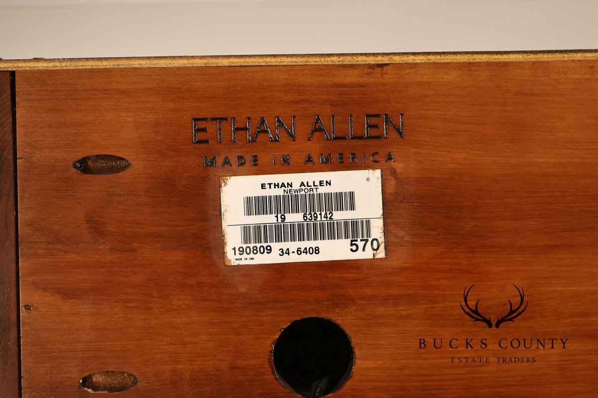 Ethan Allen Newport Collection Mahogany China Cabinet