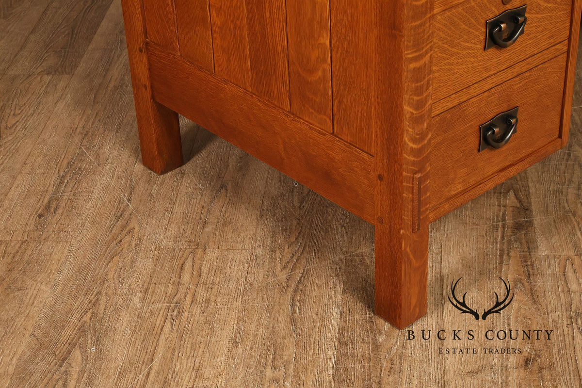 Stickley Mission Collection Oak Executive Desk