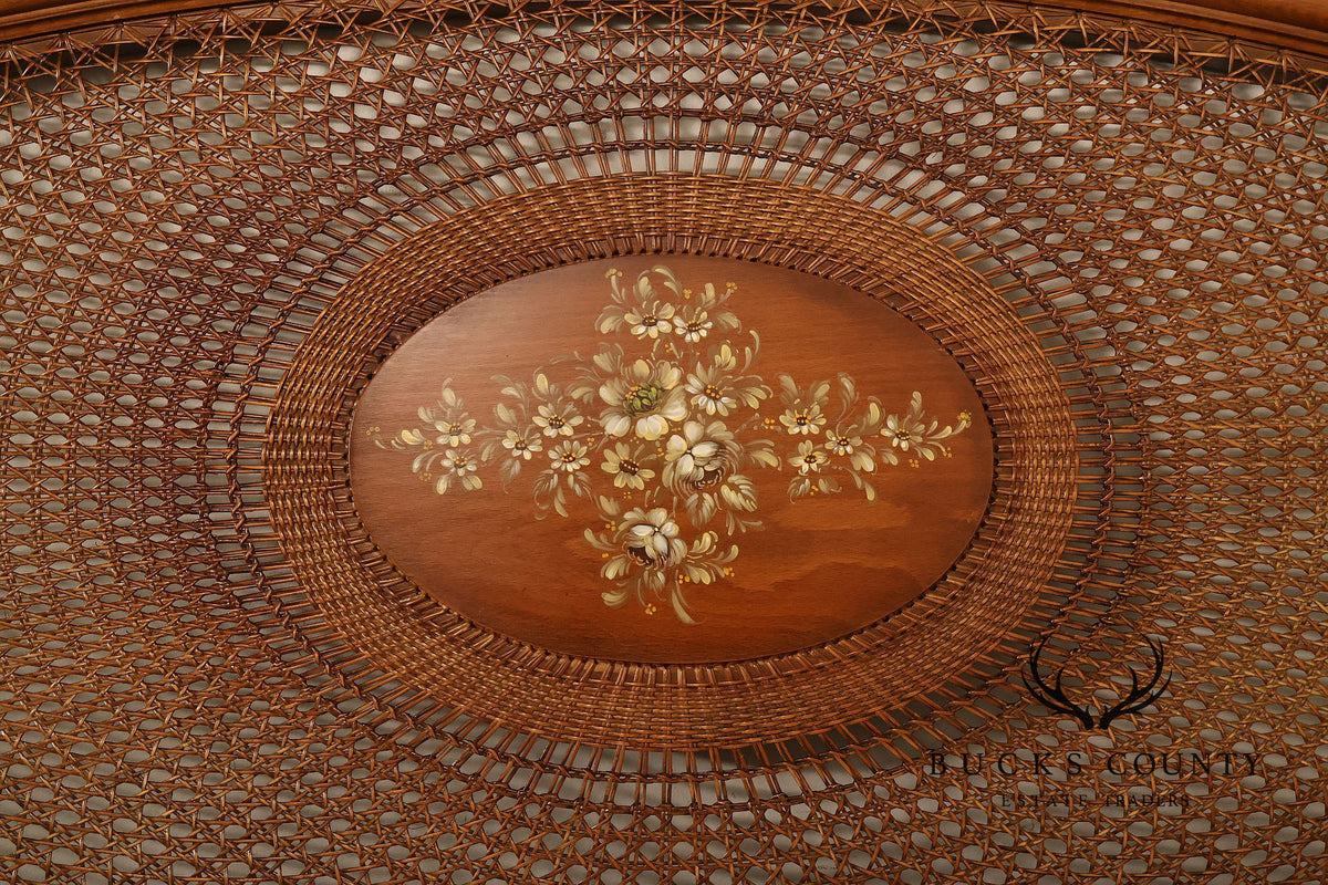 Medea 'Raggio Di Sole' Caned Queen Headboard