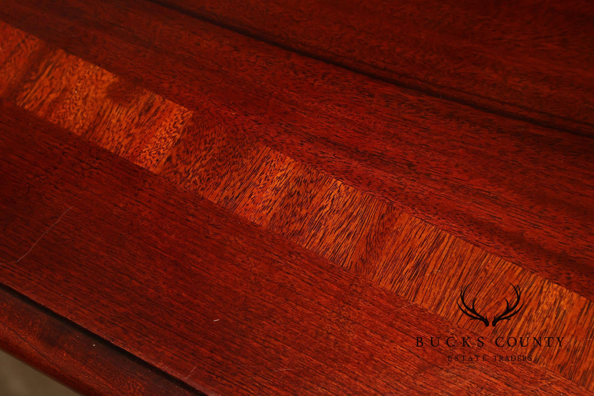 Chippendale Style Mahogany Extension Dining Table