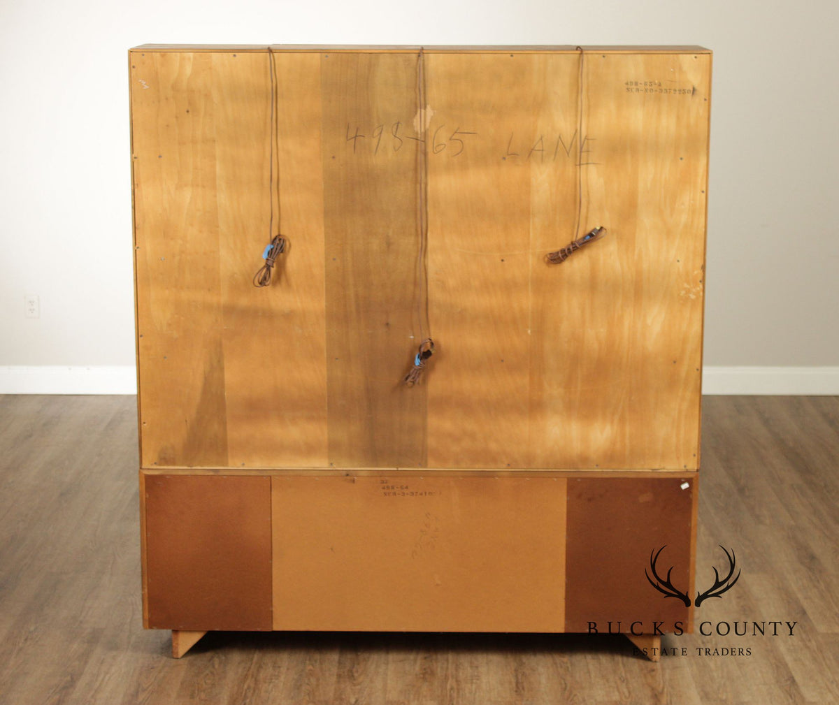 Lane 'Pueblo' Brutalist Oak China Cabinet