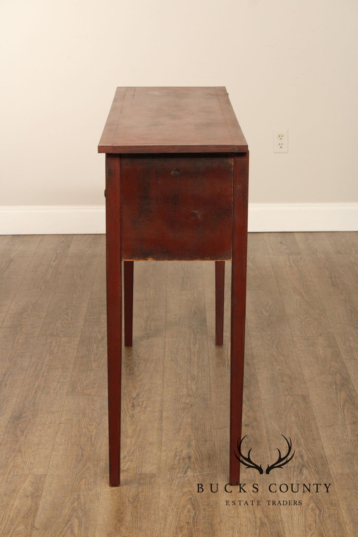 Primitive Style Distress Painted Sideboard or Console