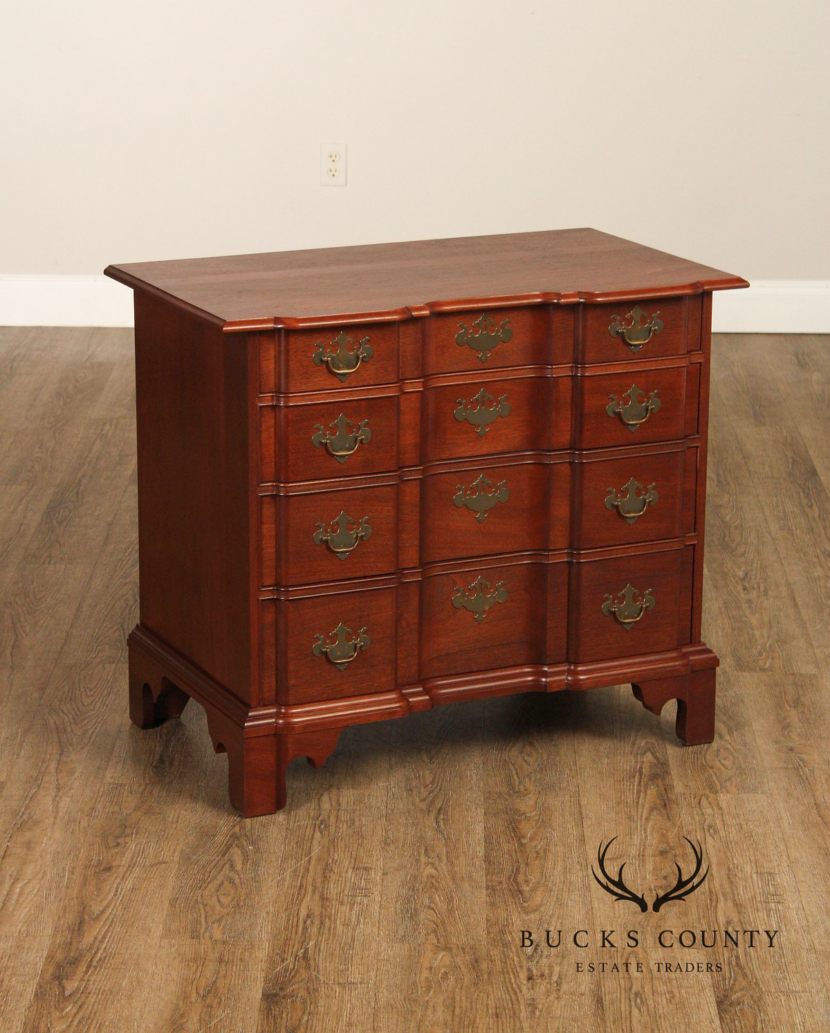 Bartley Collection Mahogany Blockfront Chest of Drawers
