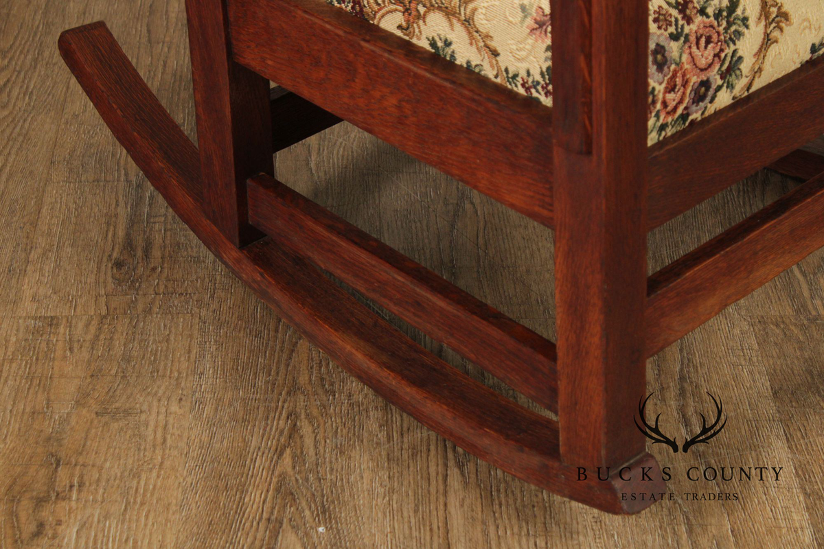 L.&J. G. Stickley Antique Mission Oak Rocker