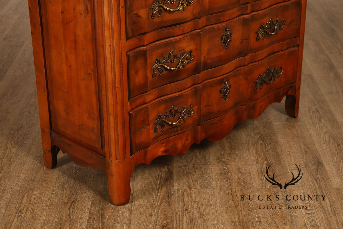 Century Furniture  French Provincial Style Marble Top Chest