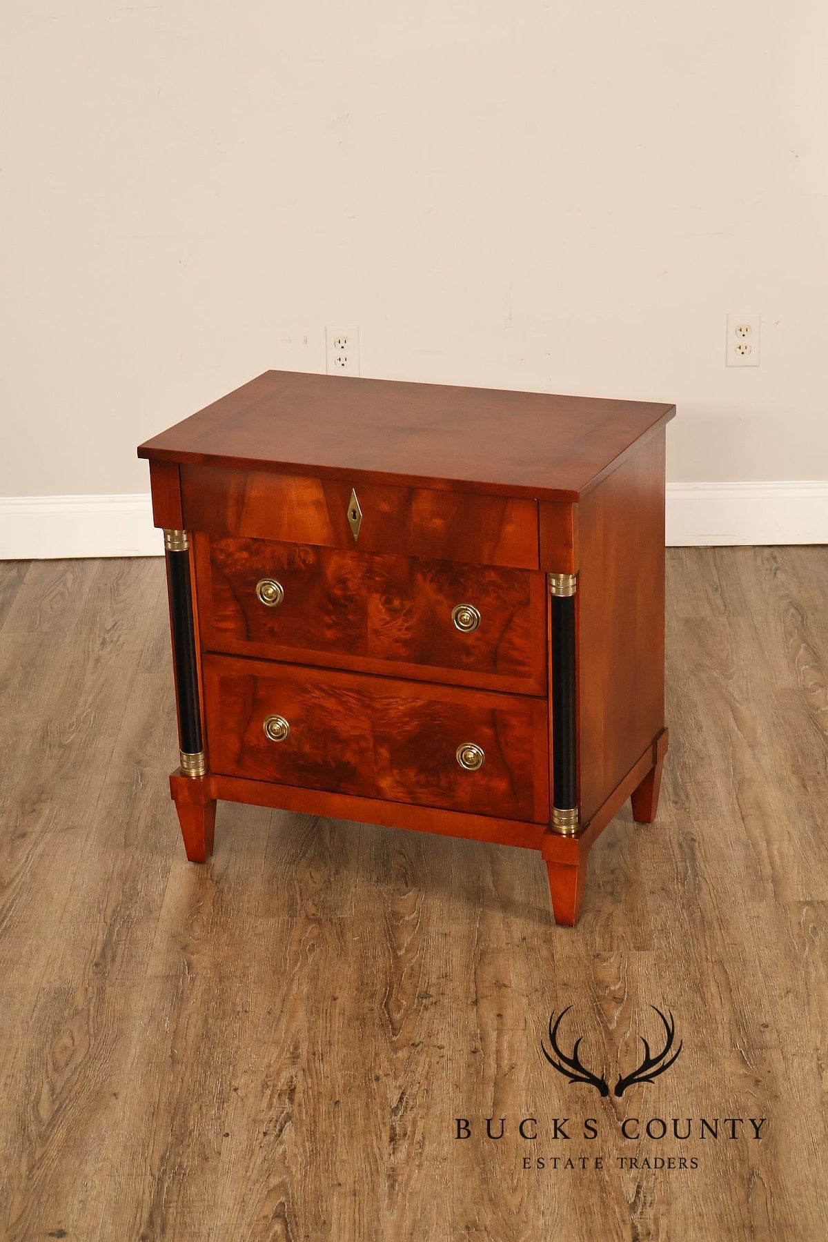 Century Furniture Biedermeier Style Mahogany Nightstand