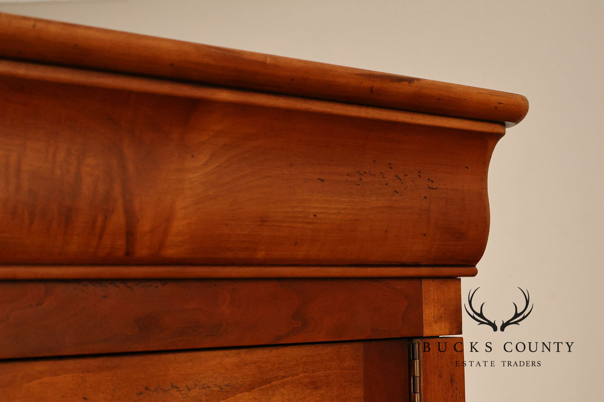 National Mt. Airy Cherry Two-Door Entertainment Armoire