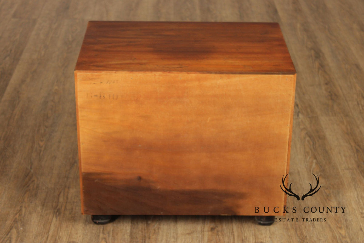 Henredon Chinoiserie Style Mahogany Nightstands