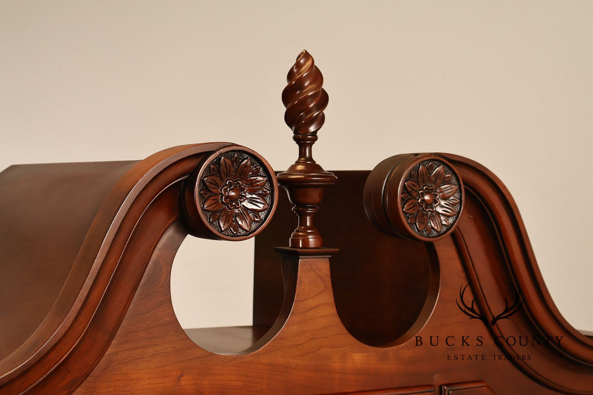 Statton Private Collection Queen Anne Style Solid Cherry Highboy Chest