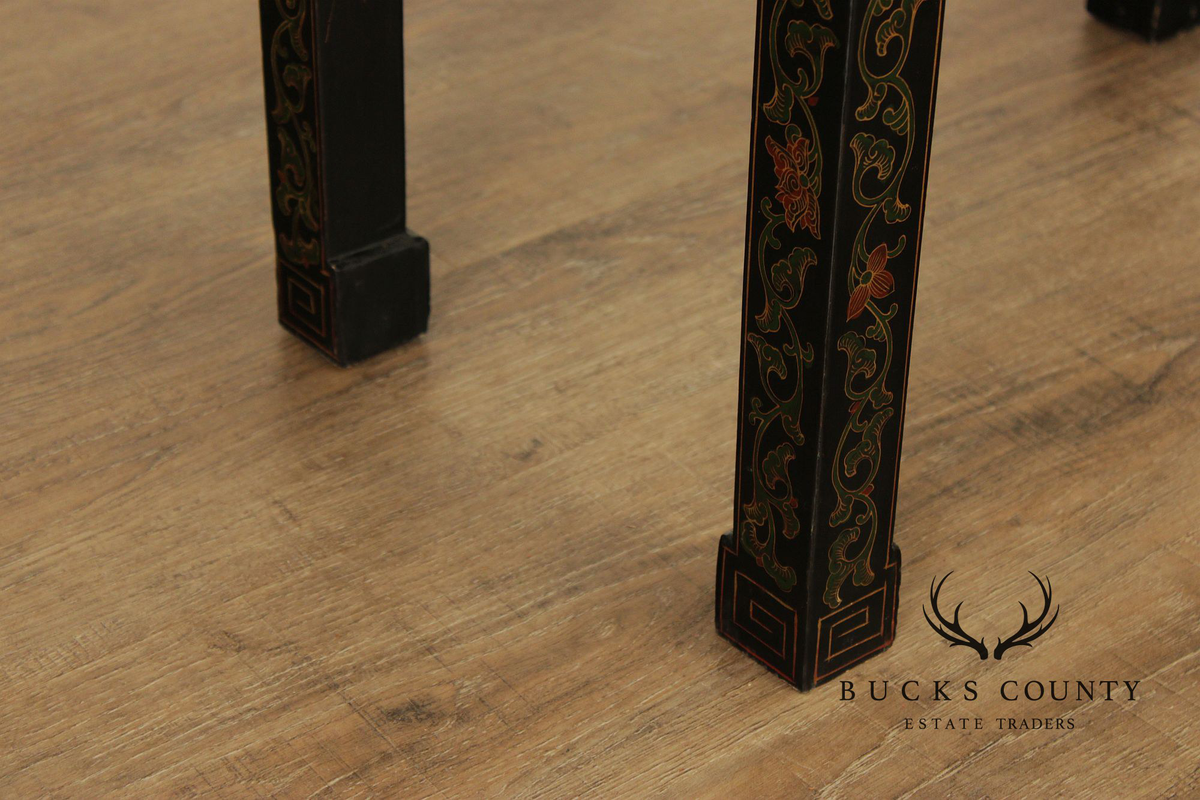 Vintage Asian Lacquered Coffee or Side Table