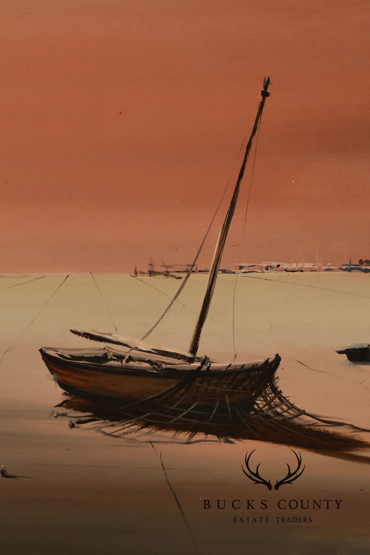 John Stancin Surrealist Oil Painting, Deserted