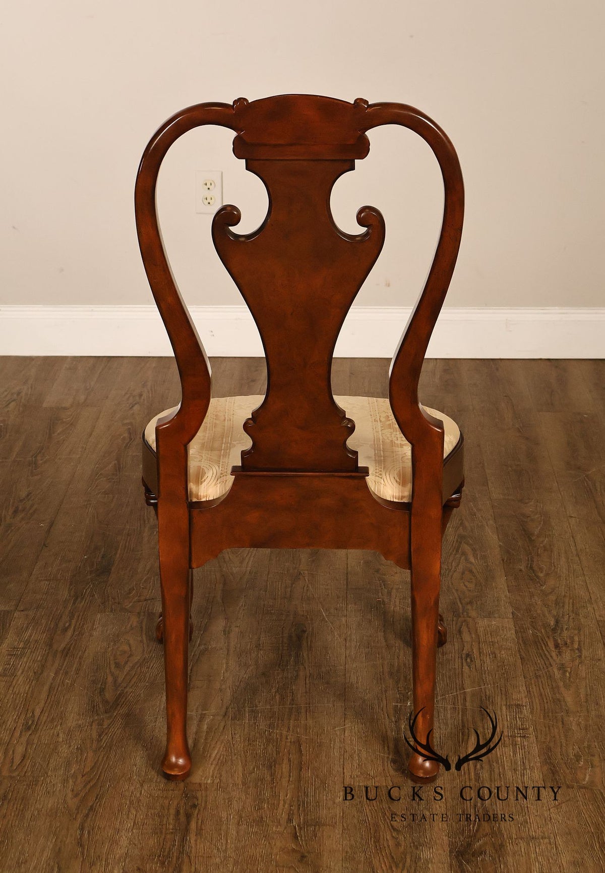 Baker Furniture 'Stately Homes' Set of Ten Walnut Dining Chairs