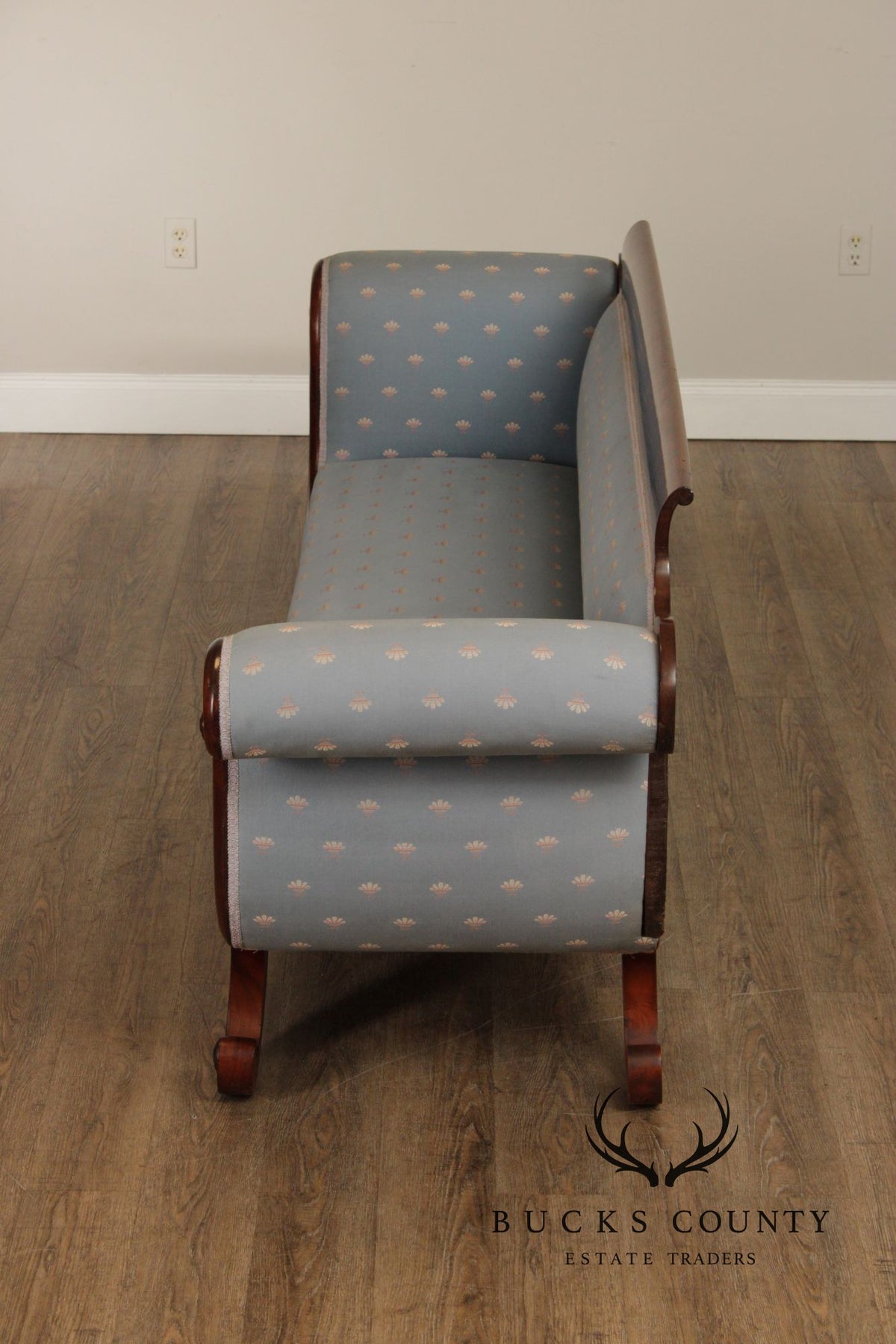 Antique American Empire Mahogany Sofa