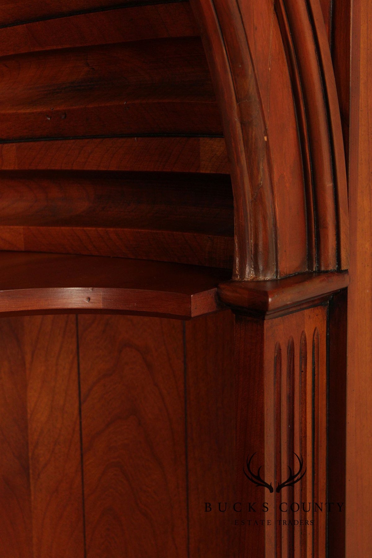 Harden  Chippendale Style Cherry Corner Bookcase