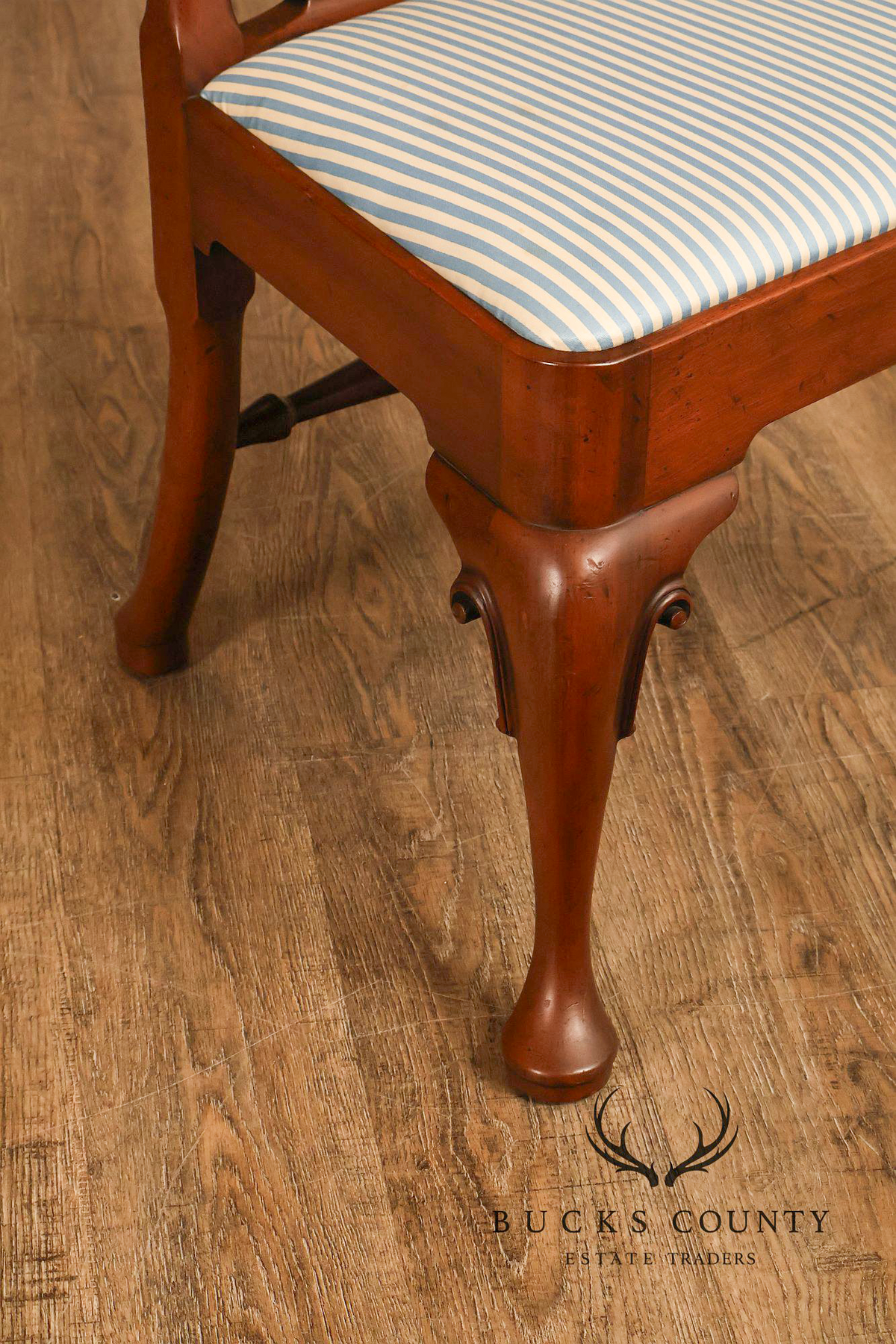 Kittinger Colonial  Williamsburg Queen Anne Style Set Of Six Mahogany Dining Chairs