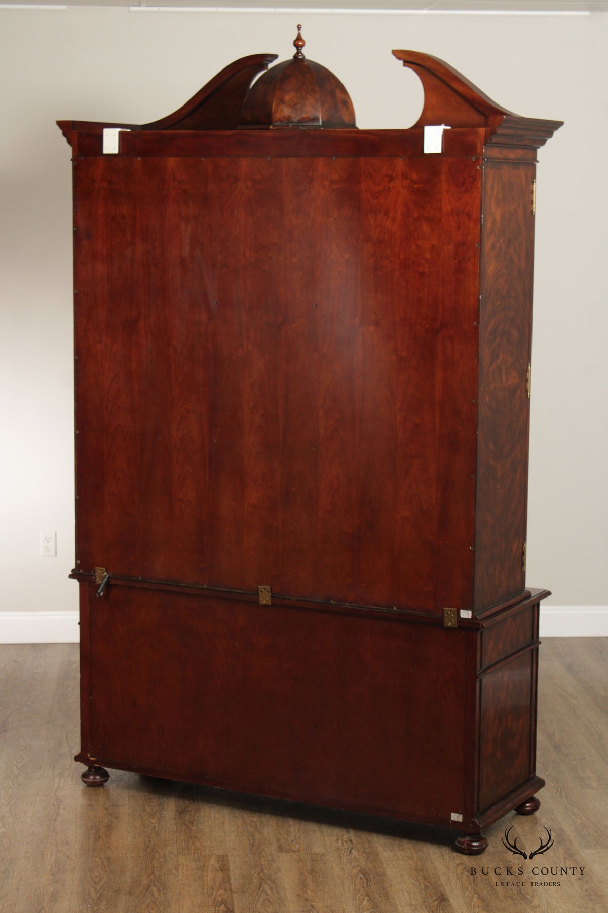 Althorp Living History Architectural Mahogany Display Cabinet With Interior Spiral Staircase