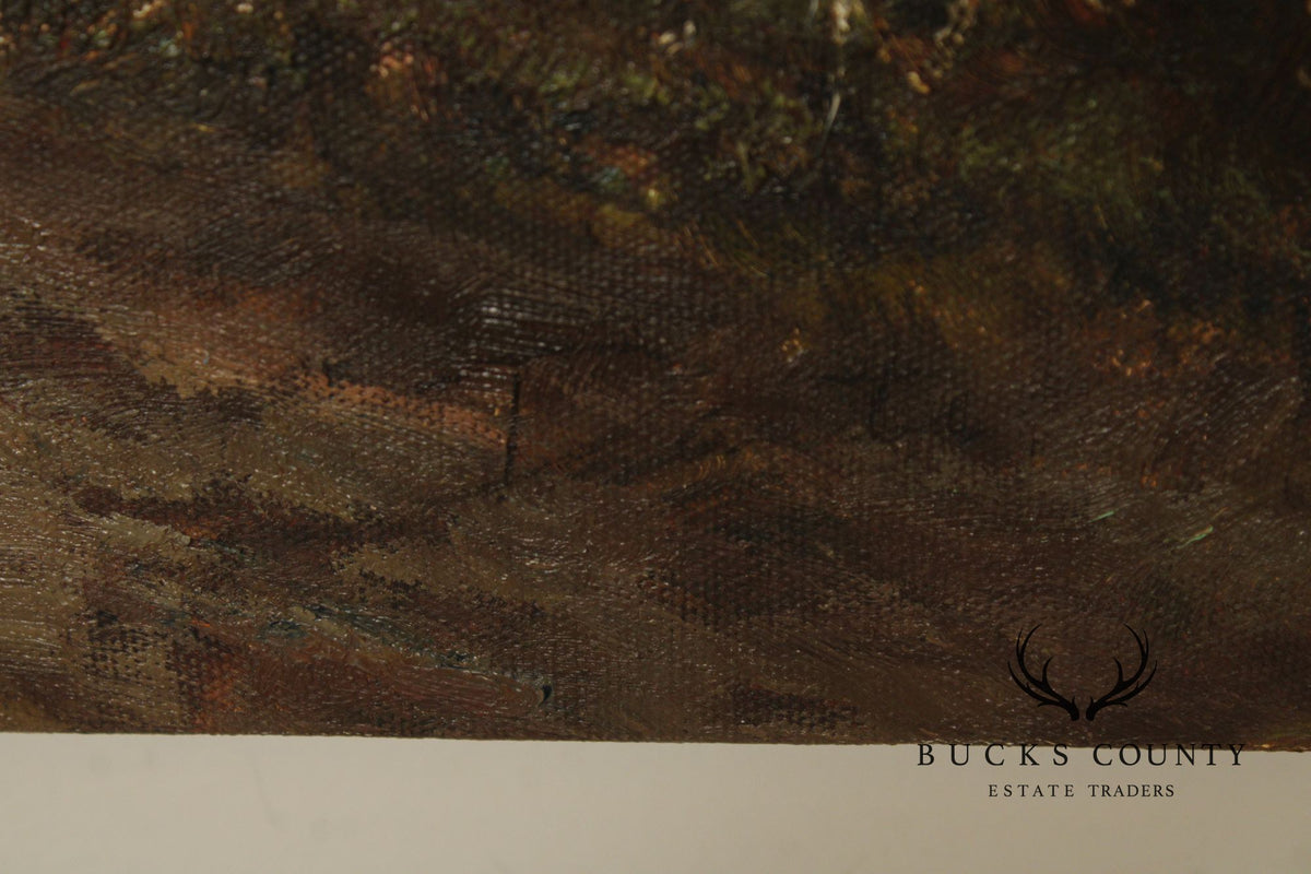 Artist Signed Continental School Landscape Painting