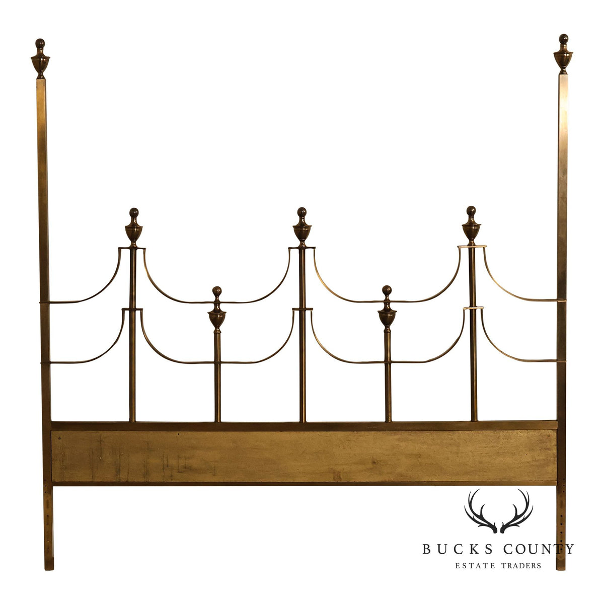 Mastercraft Vintage Brass King Headboard