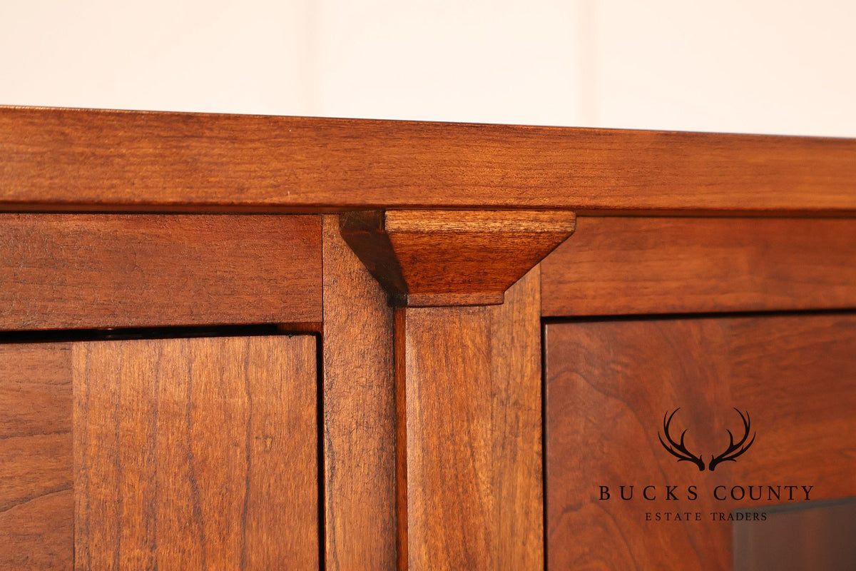 Stickley Mission Collection Harvey Ellis Cherry Bookcase