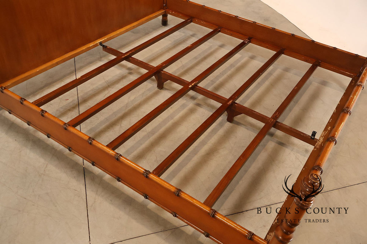 Williams Sonoma Faux Bamboo King Bedframe