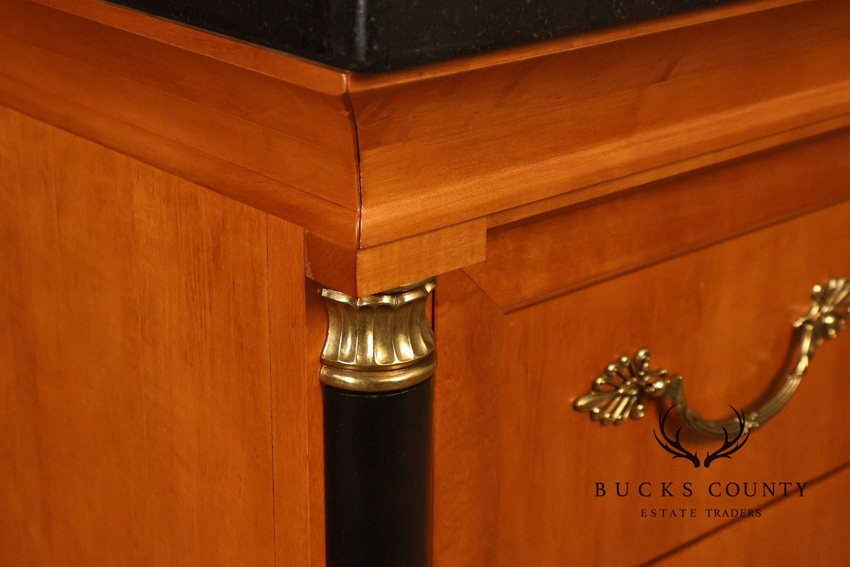 Thomasville Grand Classics Empire Style Maple Three Drawer Dresser