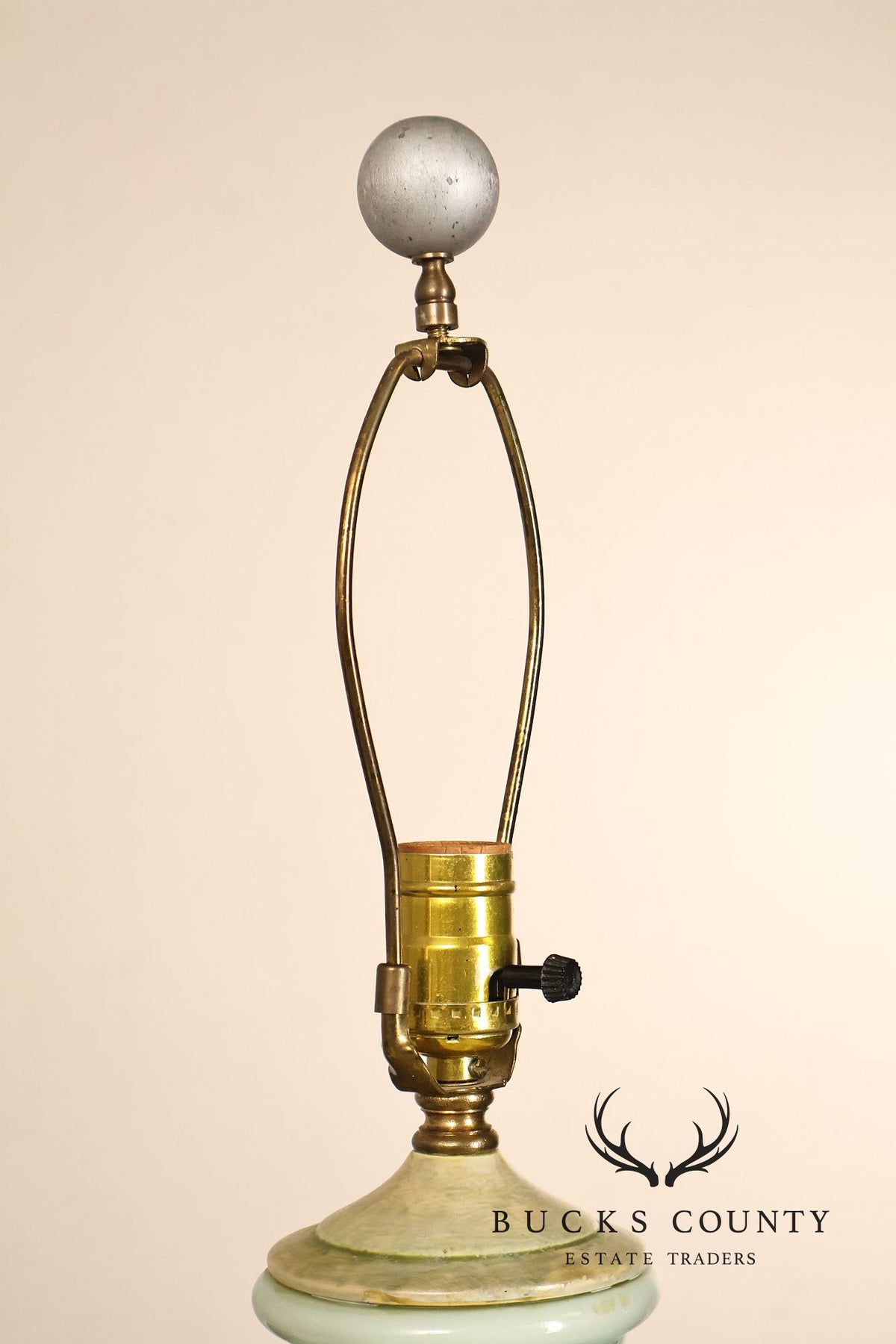 Asian Style Celadon Green Ceramic Table Lamp