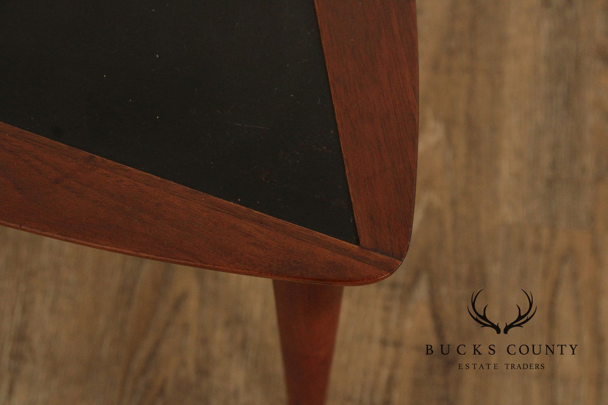 Arthur Umanoff Mid Century Modern Walnut Side Table