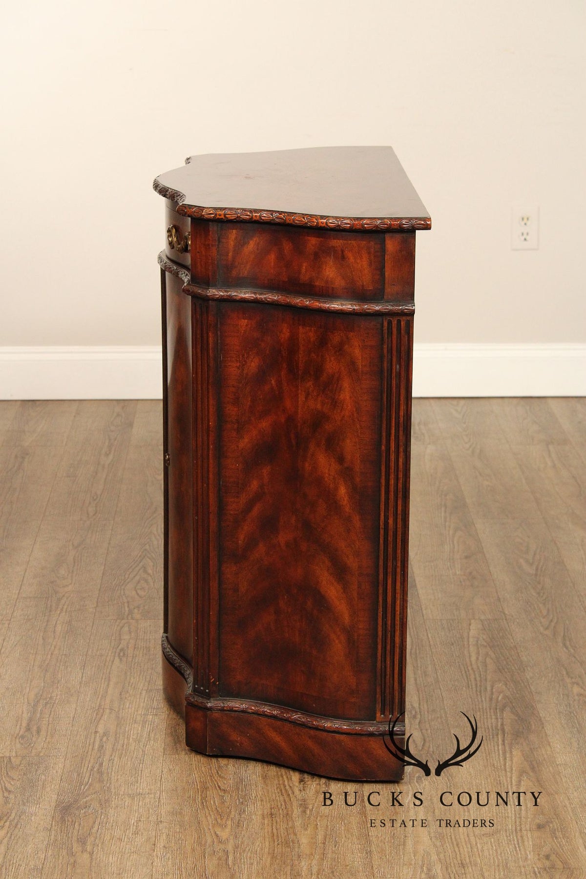 Theodore Alexander Regency Style Mahogany Cabinet