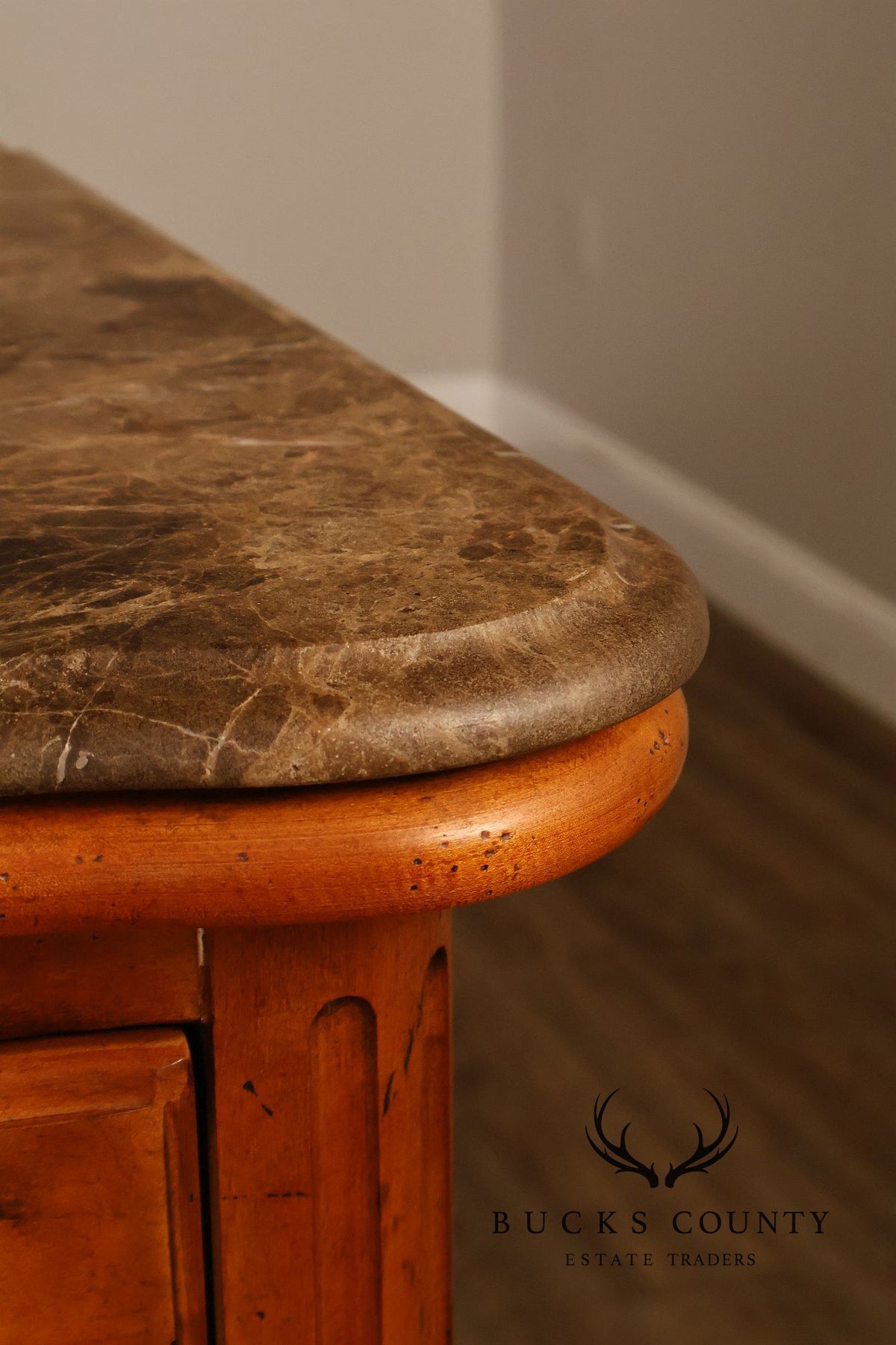 Century Furniture  French Provincial Style Marble Top Chest