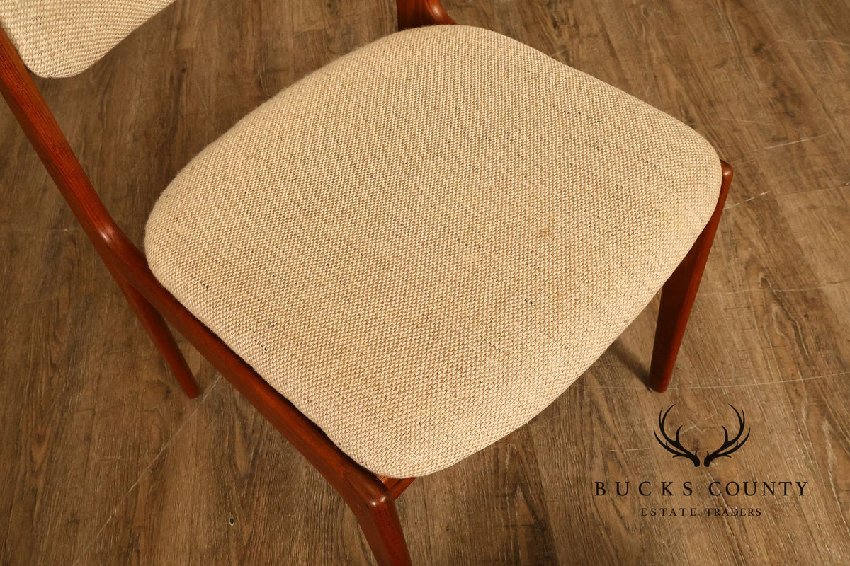 Benny Lindén Design Set Of 8 Teak Dining Chairs