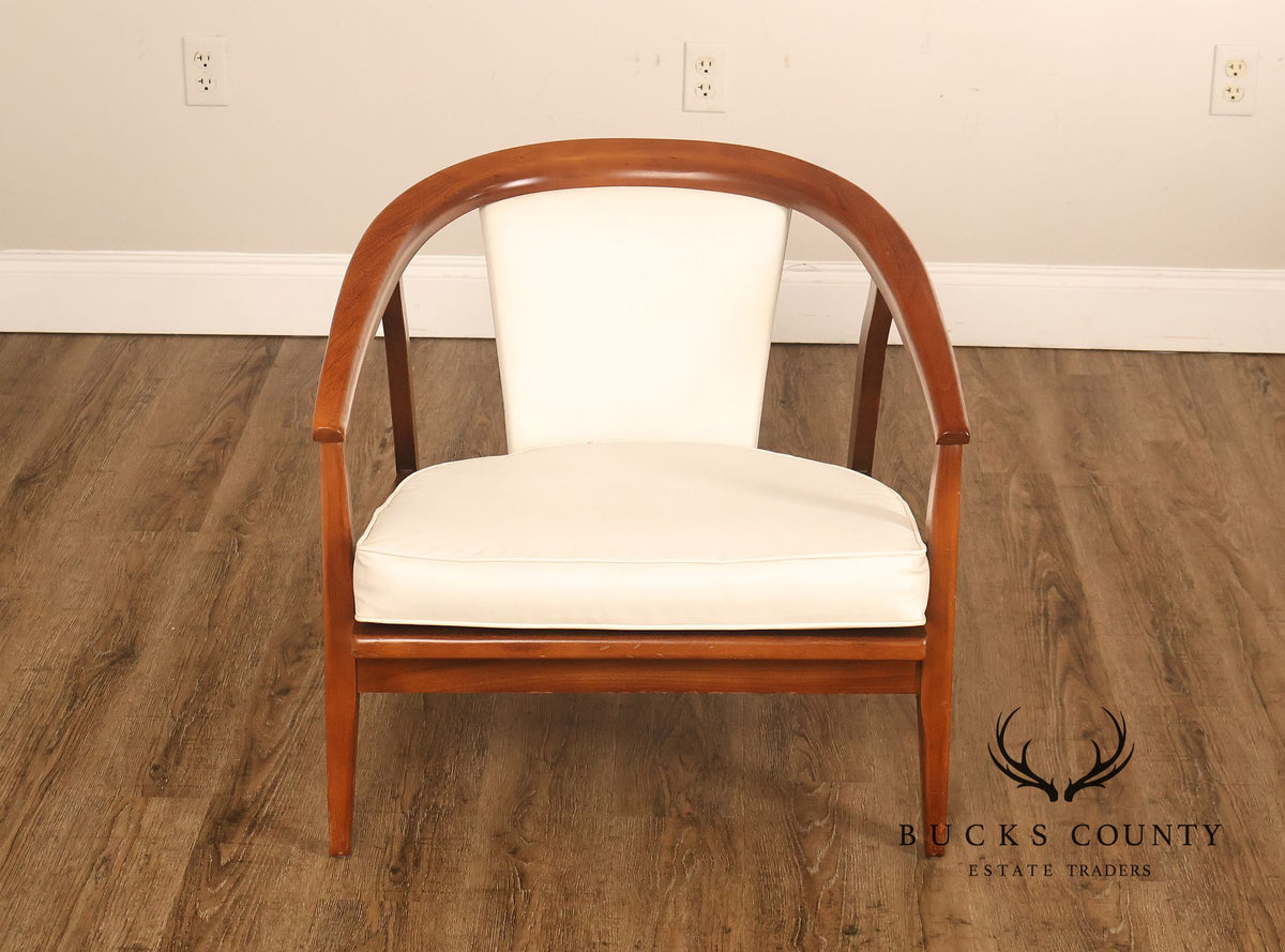 Home Chair Co. Danish Modern Style Curved Back Lounge Chair