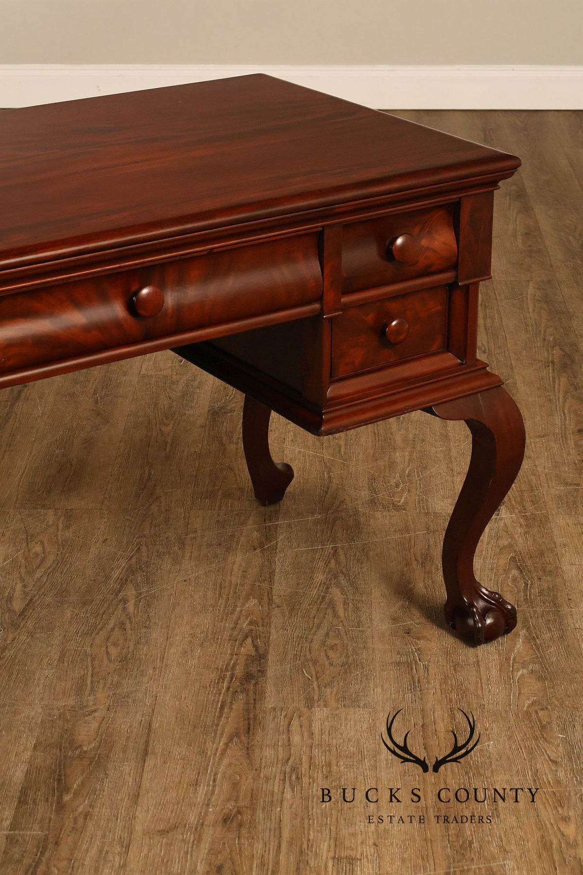 Antique John Wanamaker Mahogany Writing Desk