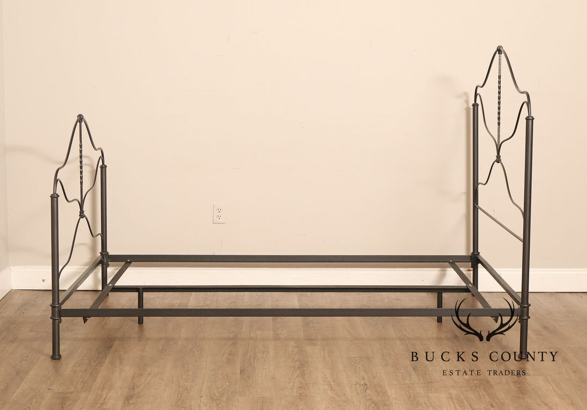 Charles P. Rogers Benicia Foundry & Iron Works Provence Wrought Iron Queen Bedframe