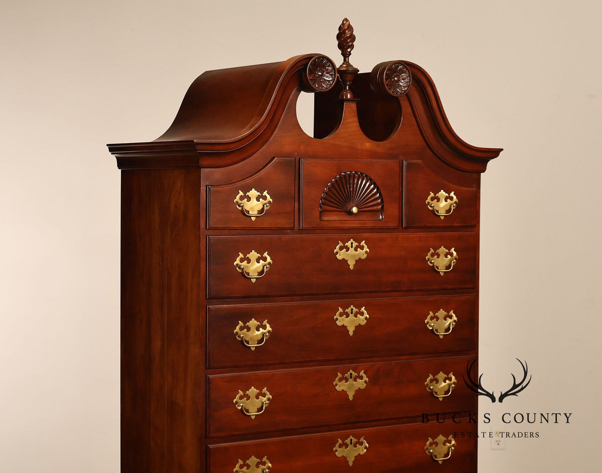 Statton Private Collection Queen Anne Style Solid Cherry Highboy Chest