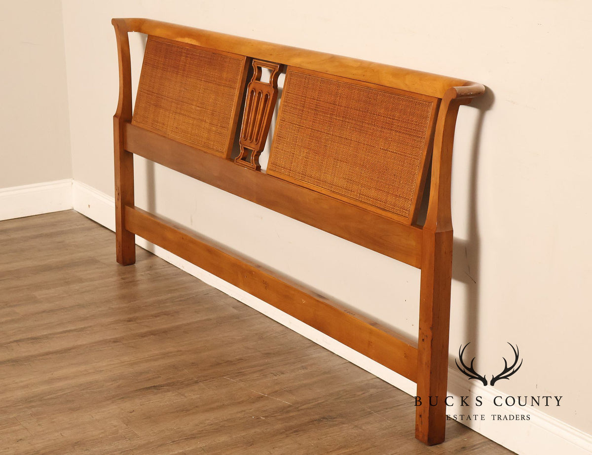 John Widdicomb Mid Century Modern Caned King Size Headboard
