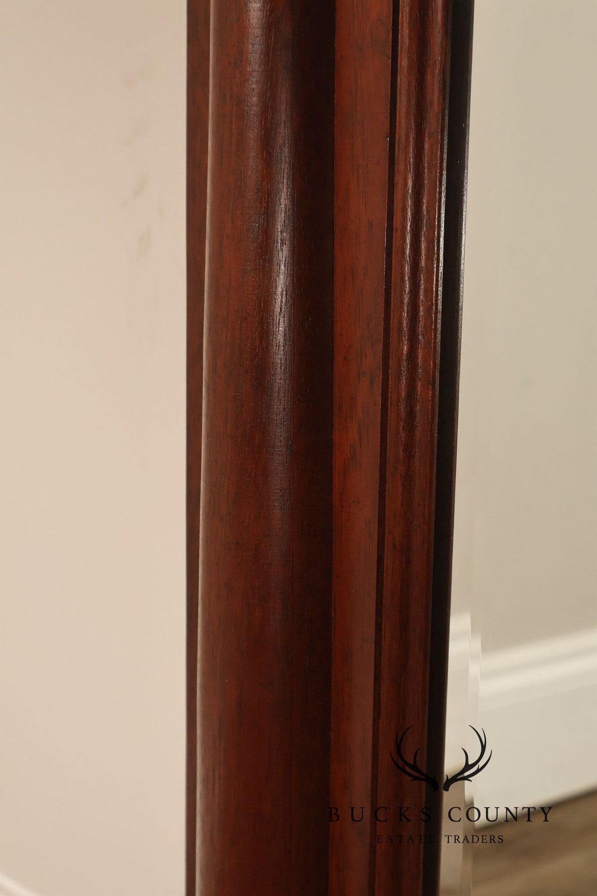 Neoclassical Style Carved Mahogany Wall Mirror