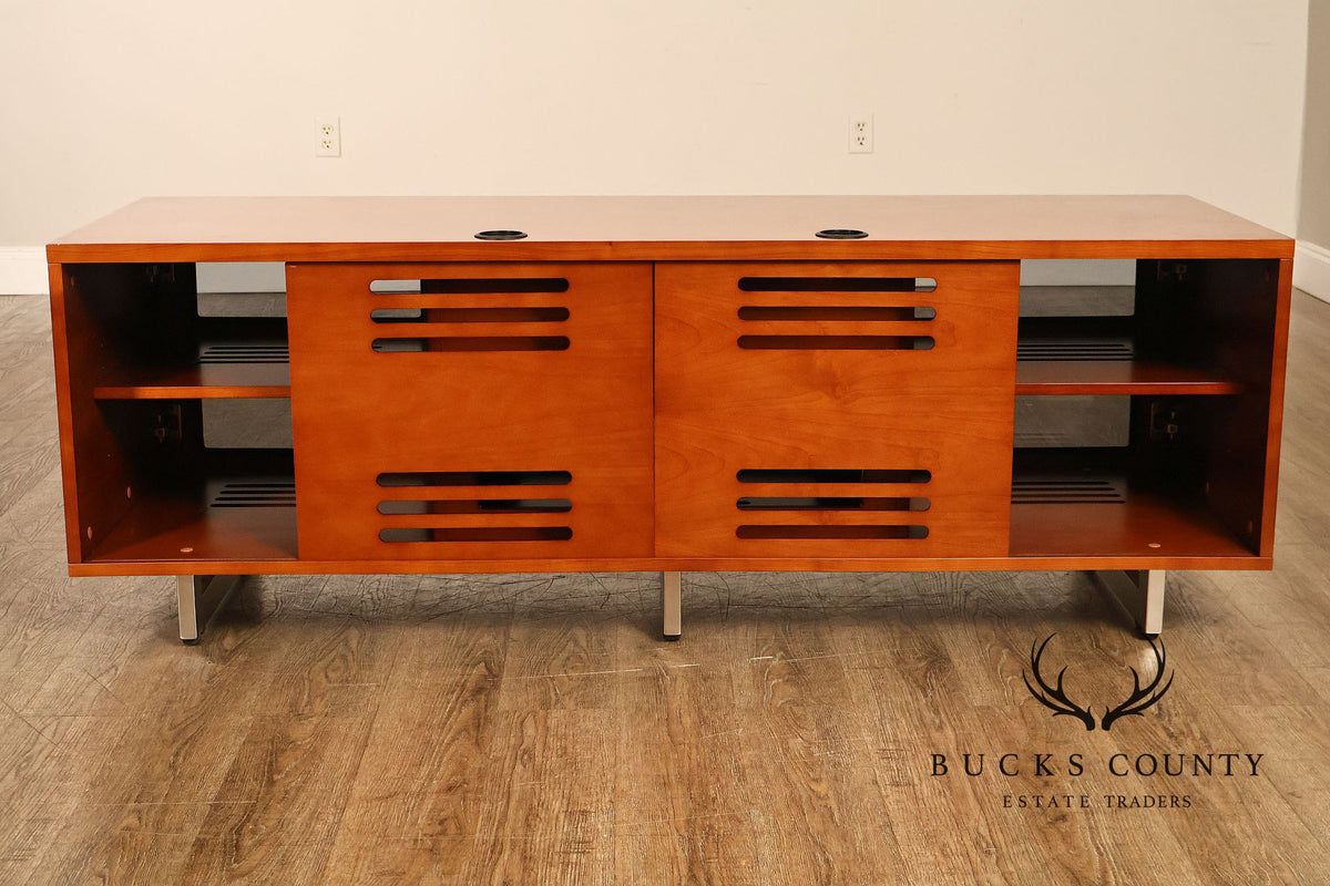 BDI Contemporary Cherry Finish TV Media Console