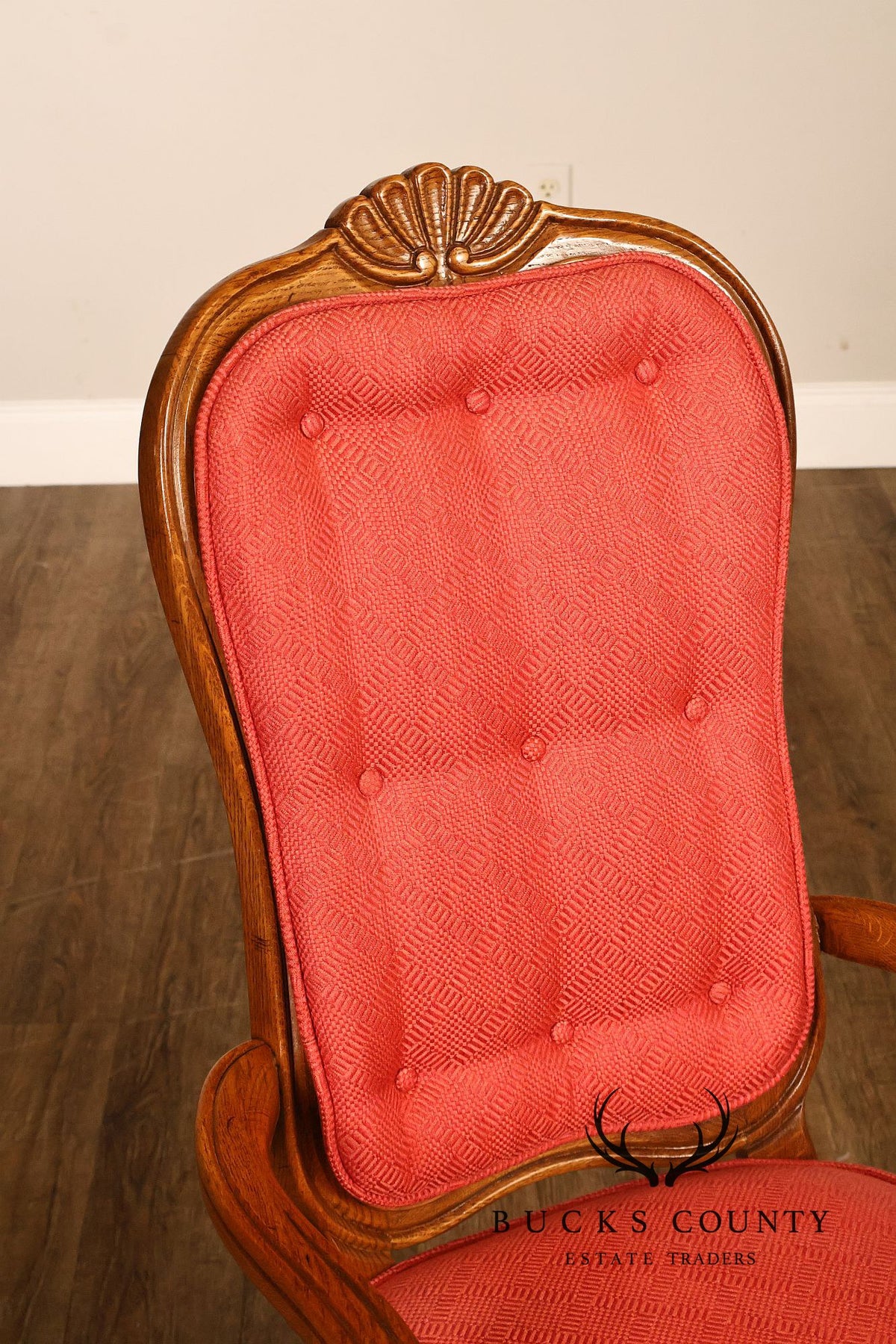 French Country Style Set Of Eight Cane Back Dining Chairs