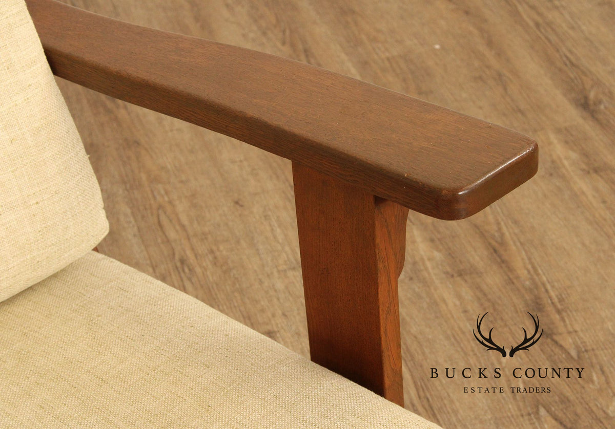 Limbert Antique  Mission Oak Paddle-Arm Rocker