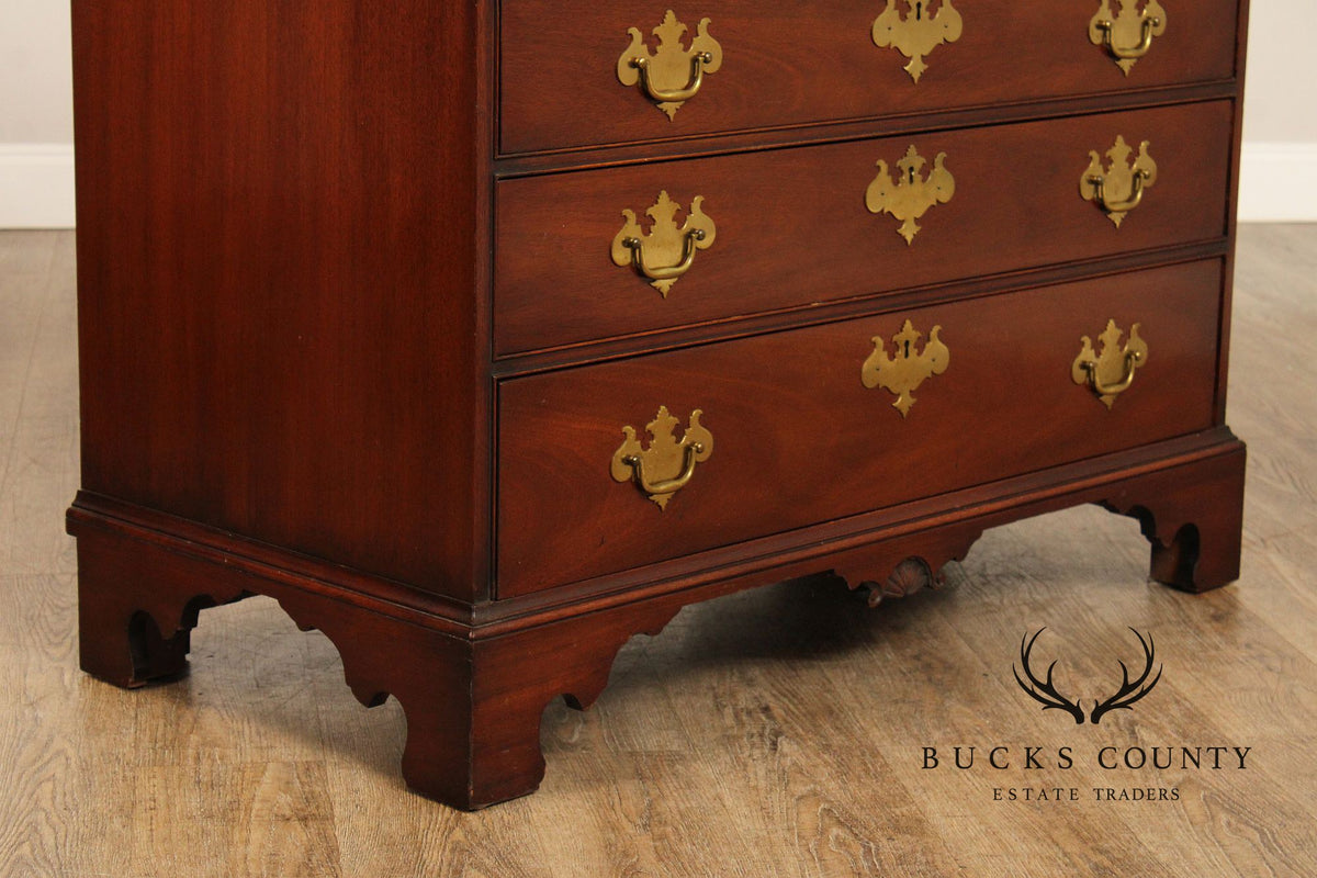 Kittinger Colonial Williamsburg Mahogany Slant Front Secretary Desk