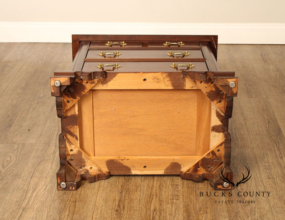 Stickley Chippendale Style Mahogany Nightstand