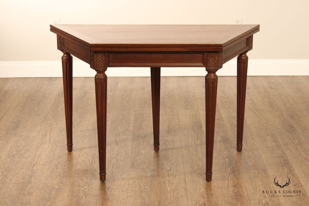 French Louis XVI Style Vintage Pair Of Game Tables