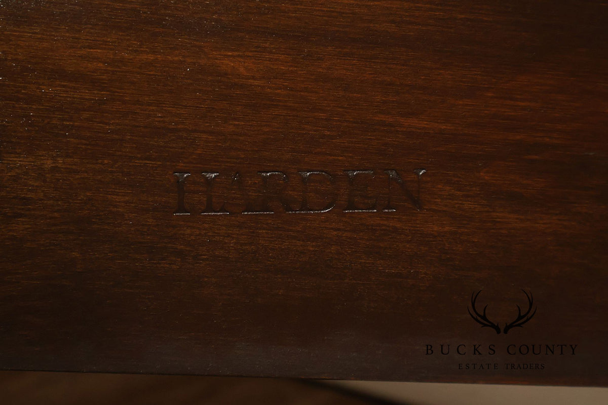 Harden Traditional Carved Cherry Queen Poster Bed