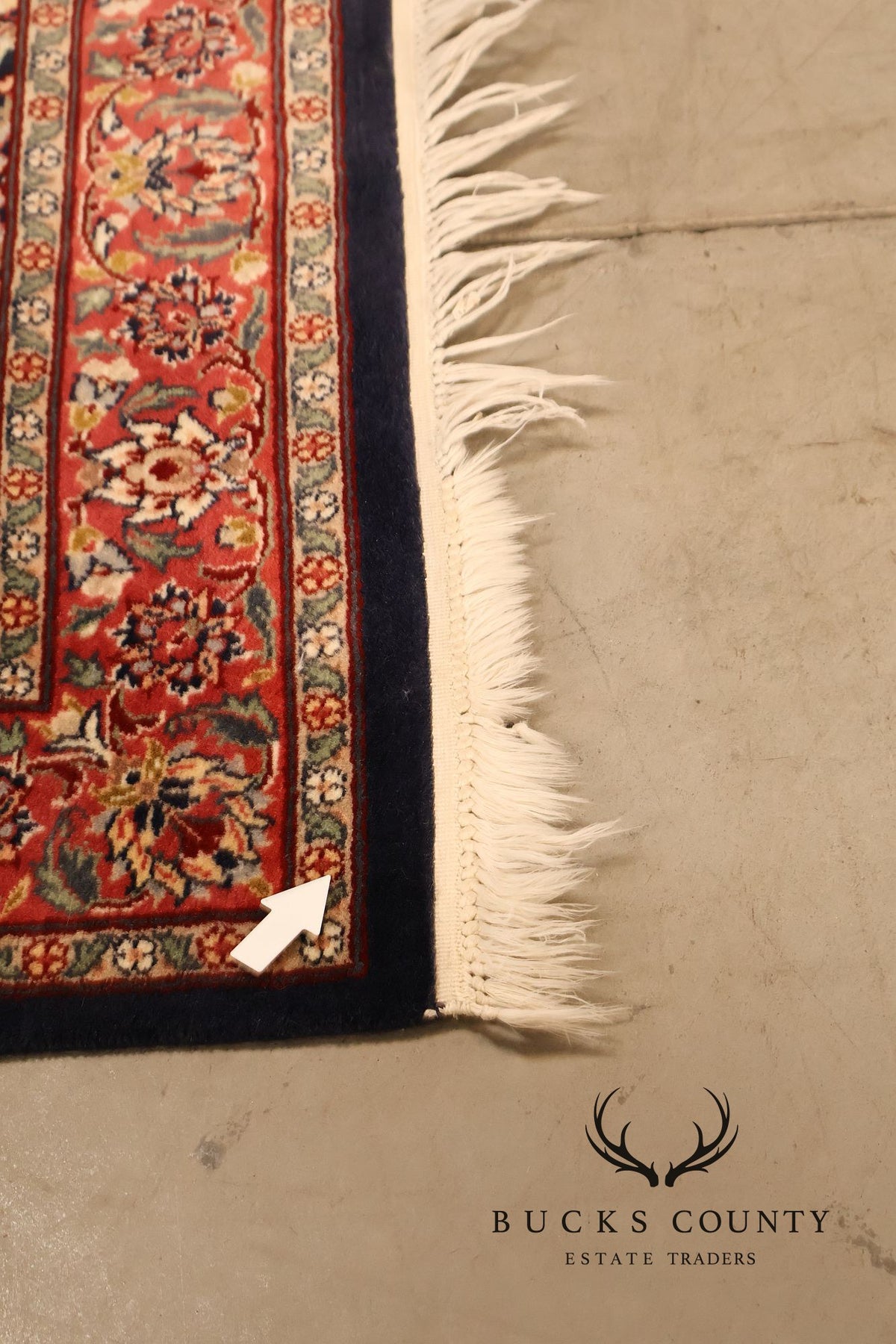 Persian Kashan Style Hand Tied Rug — 31"  x 55"