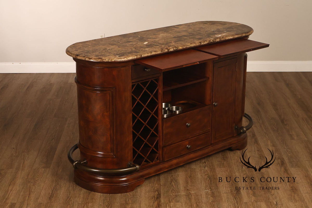Howard Miller Wine & Spirits Collection Marble Top Bar Cabinet