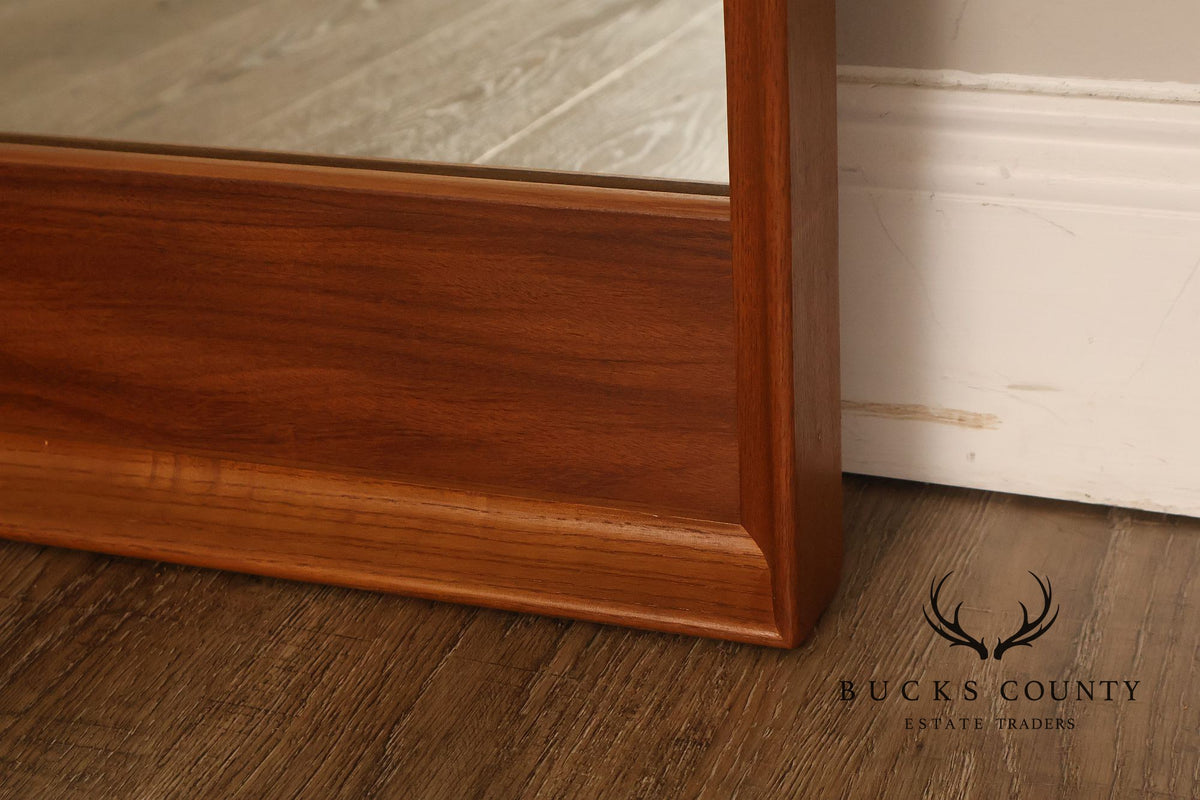 Danish Modern Vintage Teak Wall Mirror