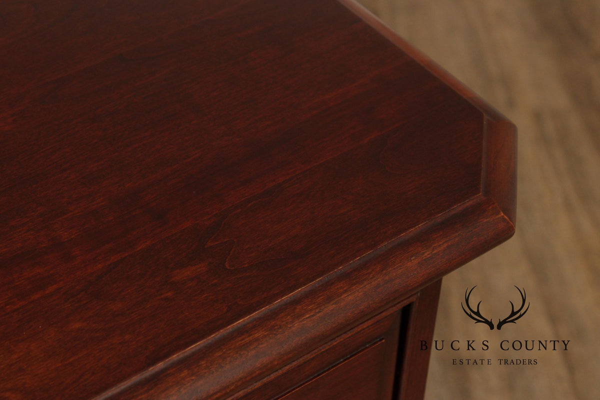 Pennsylvania House Chippendale Style Cherry Triple Chest