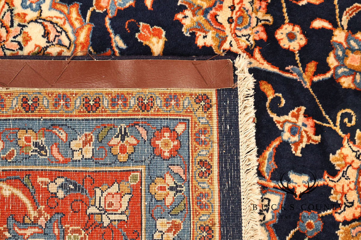 Persian Handwoven Wool Palace Size Floral Area Rug Approximately 10' X 18'